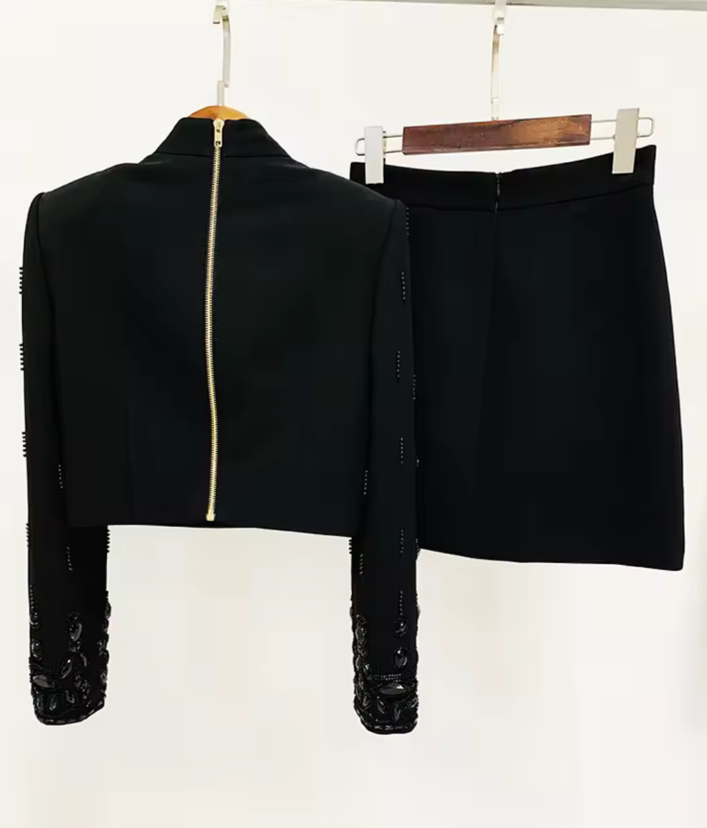 Beaded Co-Ord Skirt Set