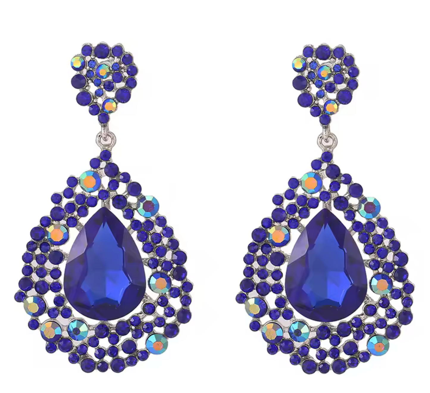 AB Crystal Drop Earrings