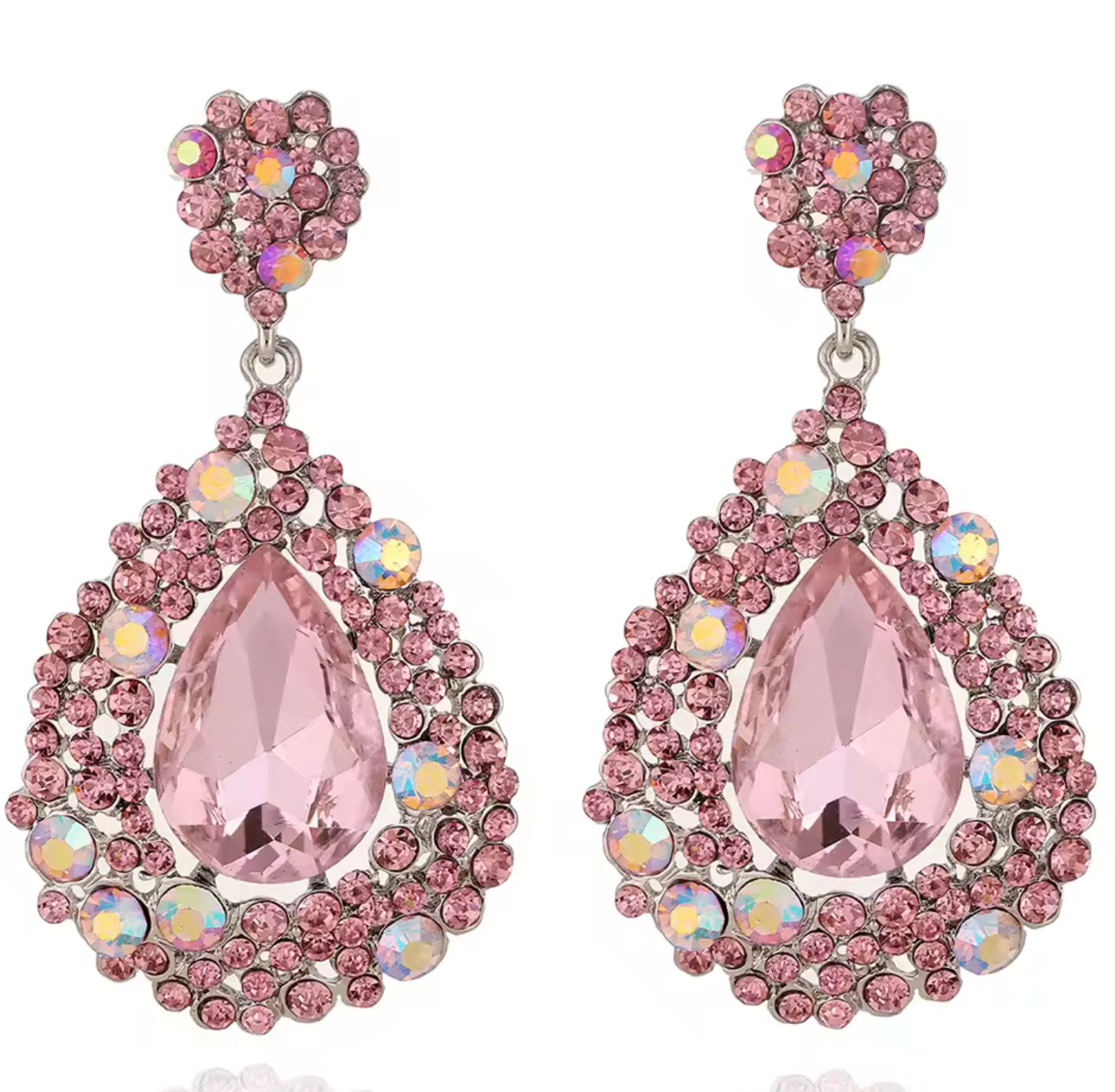 AB Crystal Drop Earrings