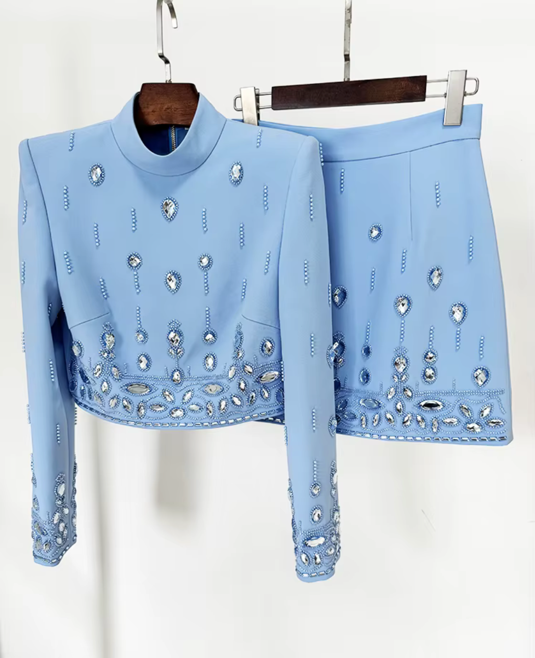 Beaded Co-Ord Skirt Set