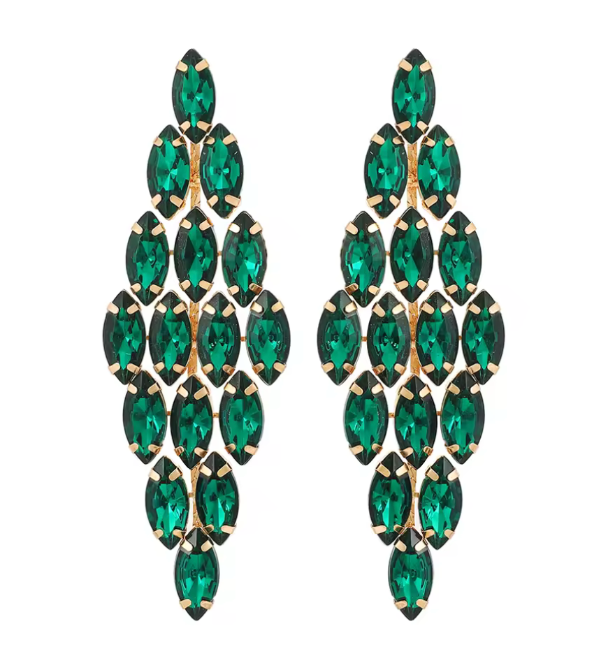 Crystal Chandelier Dangle Earrings