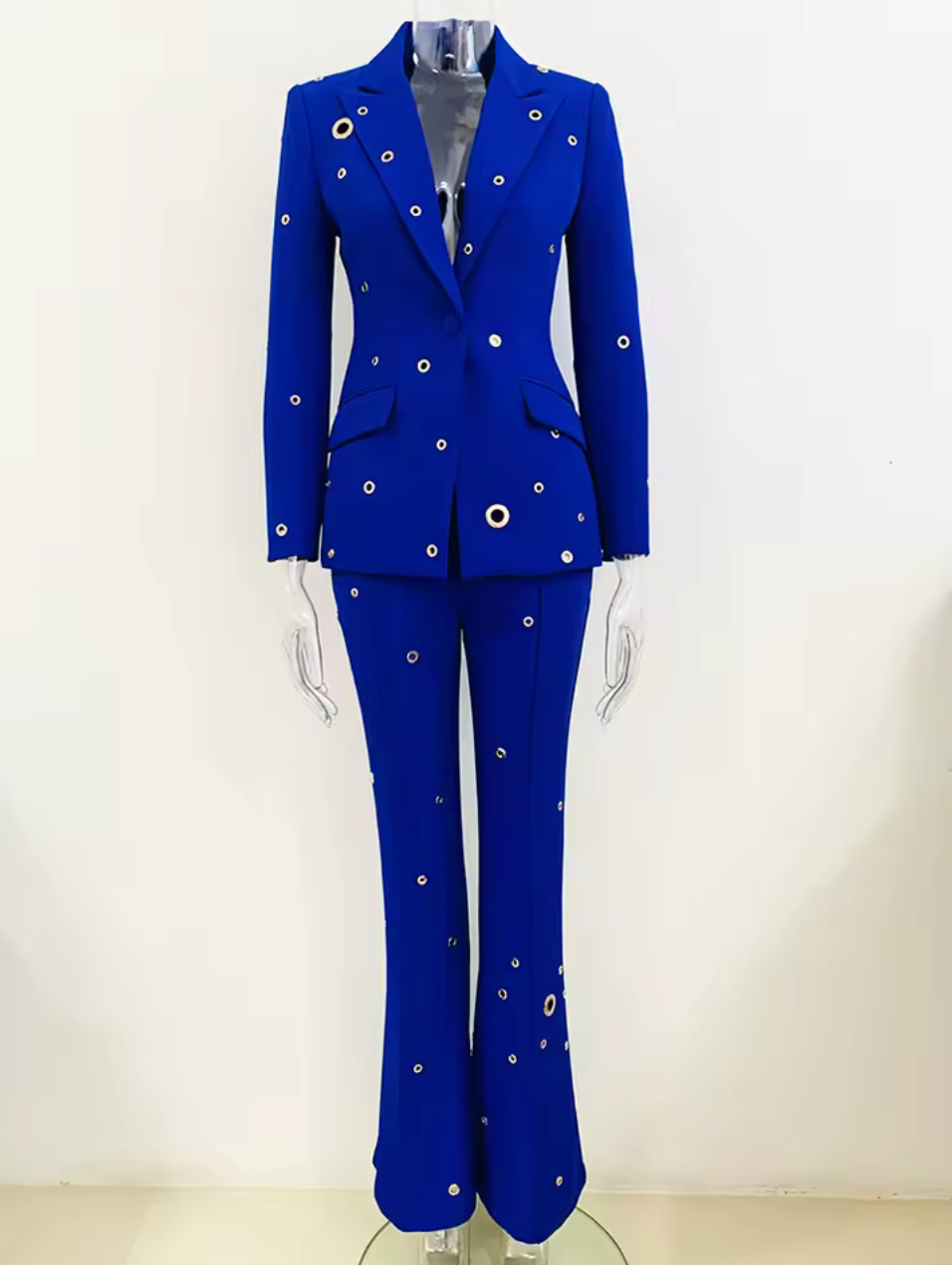 Metallic Embellished Pant Suit