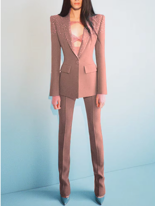 Rhinestone Pant Suit